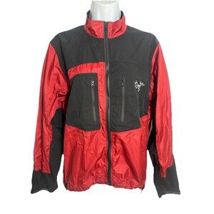 Arc'teryx TAU Windbreaker Jacket Crimson Red Ripstop Canada Women Small Petite